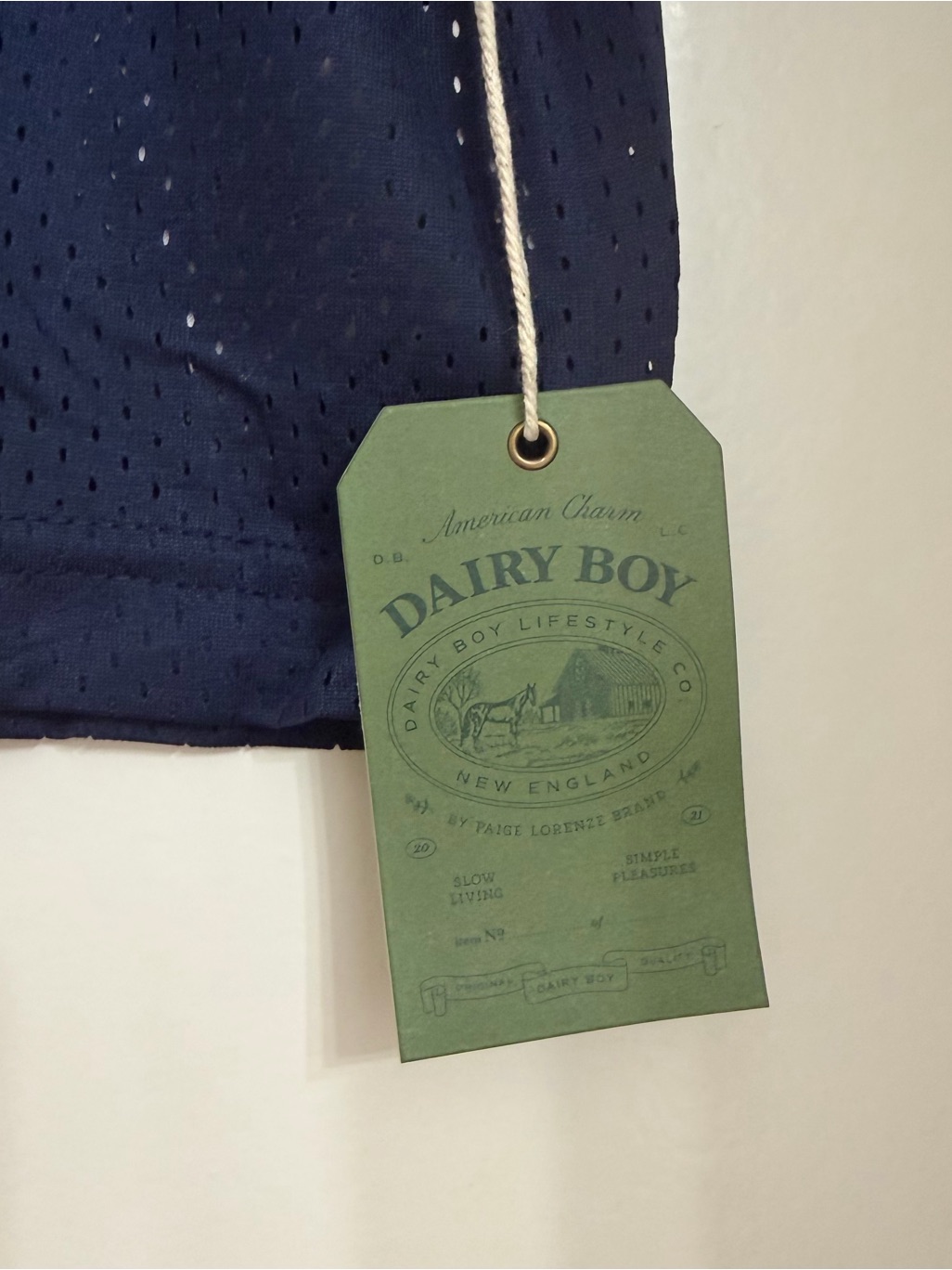Nwt Dairy Boy Navy Homecoming Cropped Jersey Limited Edition Size Medium — image 6 of 8